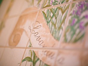 Dekoratives Detail im Wellnessbereich