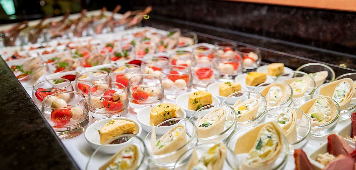 Buffet im Hotel Rita