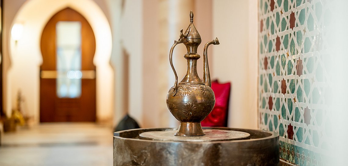 Dekoration im Spa Rosavita