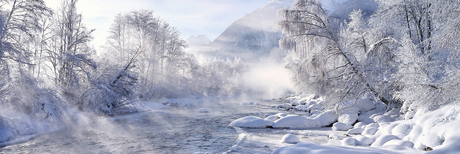 Ötztaler Ache im Winter